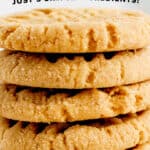 3 Ingredient Peanut Butter Cookies Pin 3