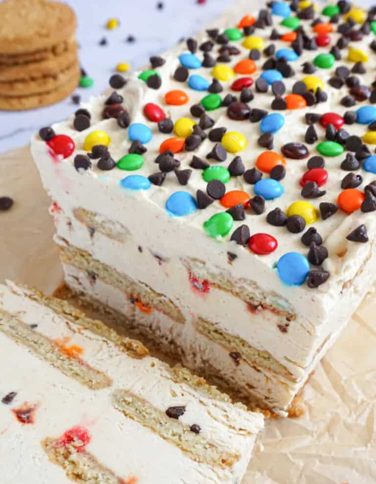 Monster Cookie Icebox Cake