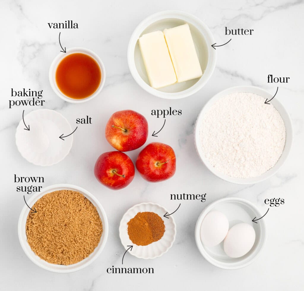 Apple Blondie Ingredients