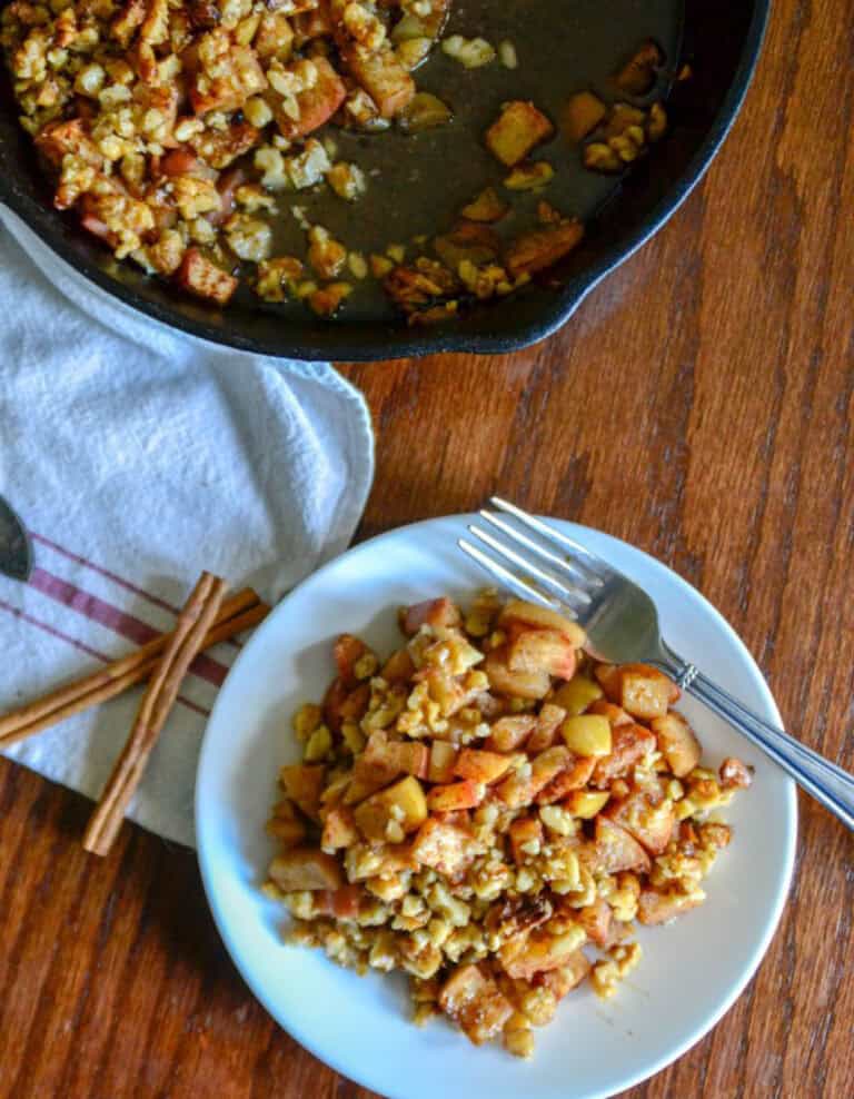 Honey Walnut Apple Crisp