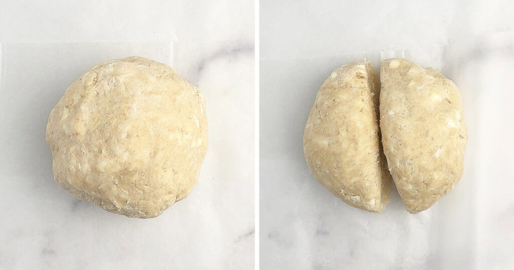 Forming Dough for Apple Pie Bar Crust