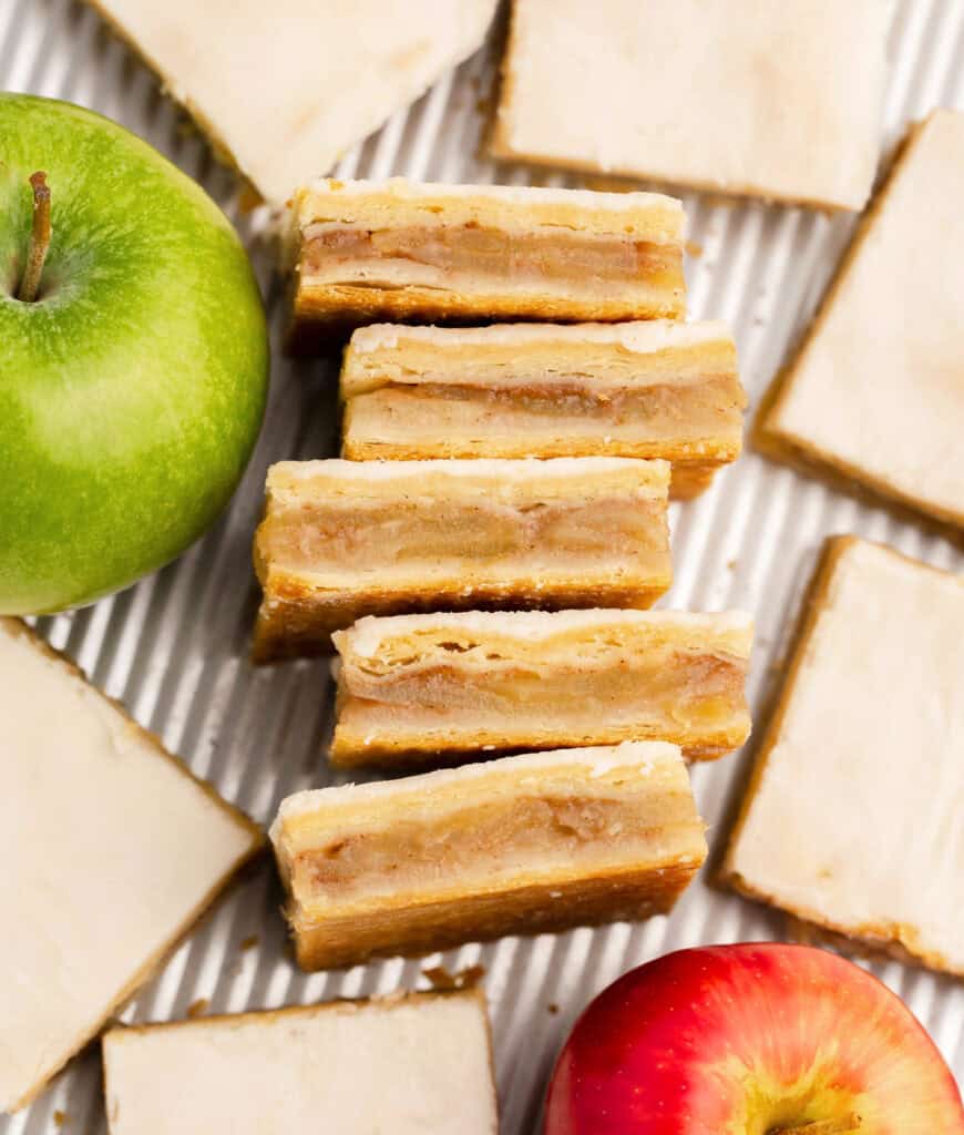 Apple Pie Bars Top Down