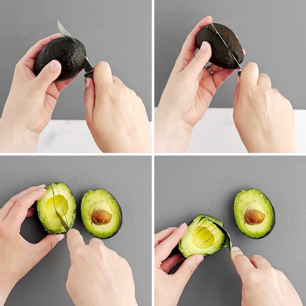 Scoop and Slice Avocado