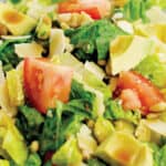 Avocado Tomato Romaine Salad Pin 4