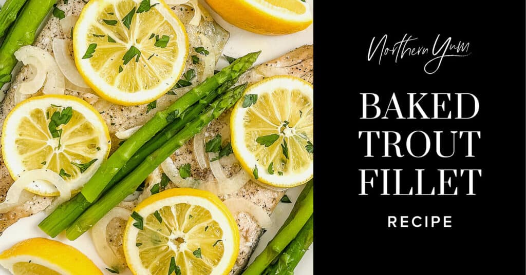Baked Trout Fillet with Lemon