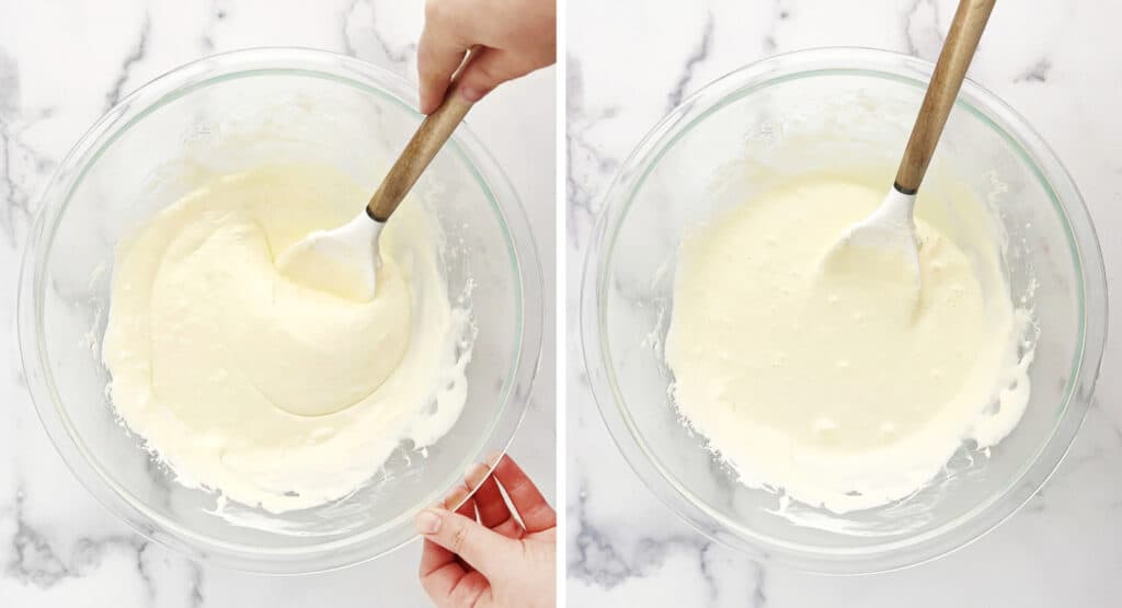 Melted Marshmallows and Butter in Glass Bowl with Spoon