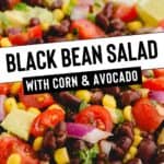 Black Bean Salad Pin 1