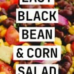 Black Bean Salad Pin 5