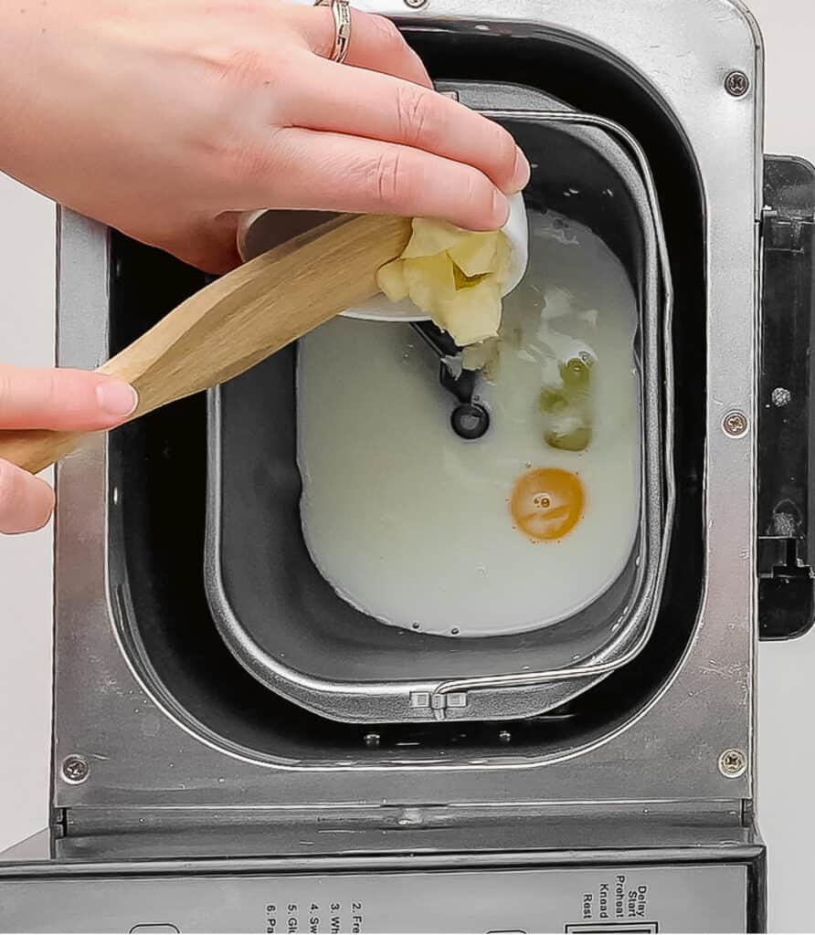 Adding Butter to Bread Machine