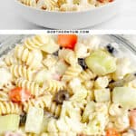 Cauliflower Ranch Pasta Salad Pin 1
