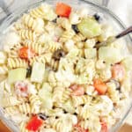 Cauliflower Ranch Pasta Salad Pin 3