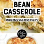 Cheesy Green Bean Casserole Pin 2