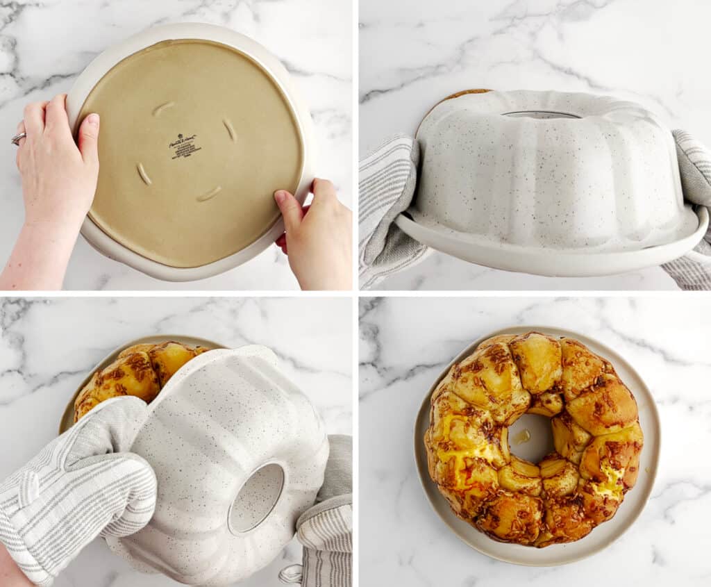 Transfer from Bundt Pan to Plate