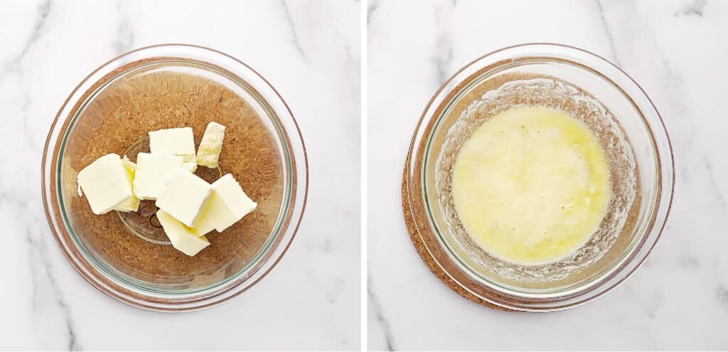 Melt Butter in Small Bowl