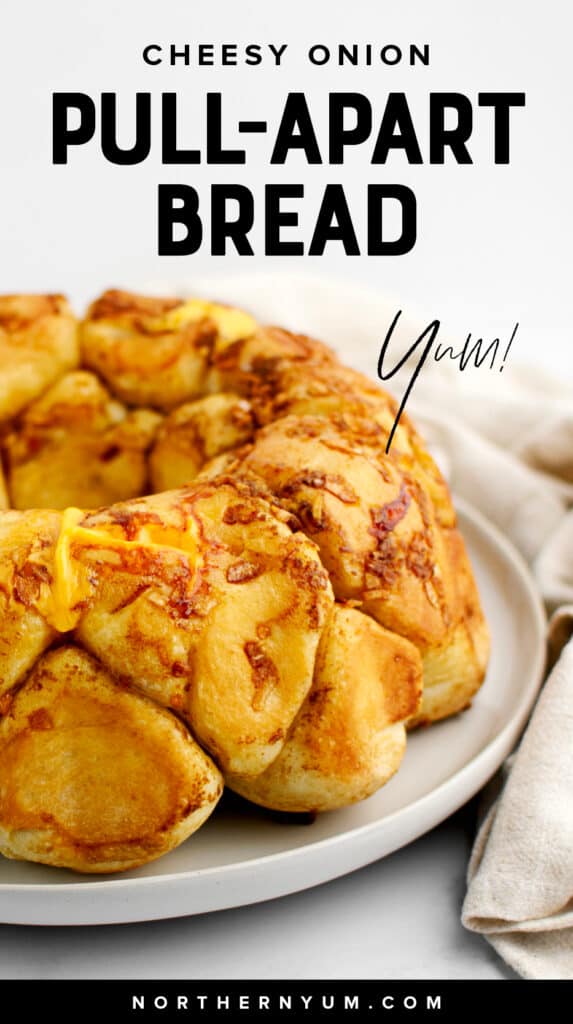 Cheesy Onion Pull Apart Bread Pin 2