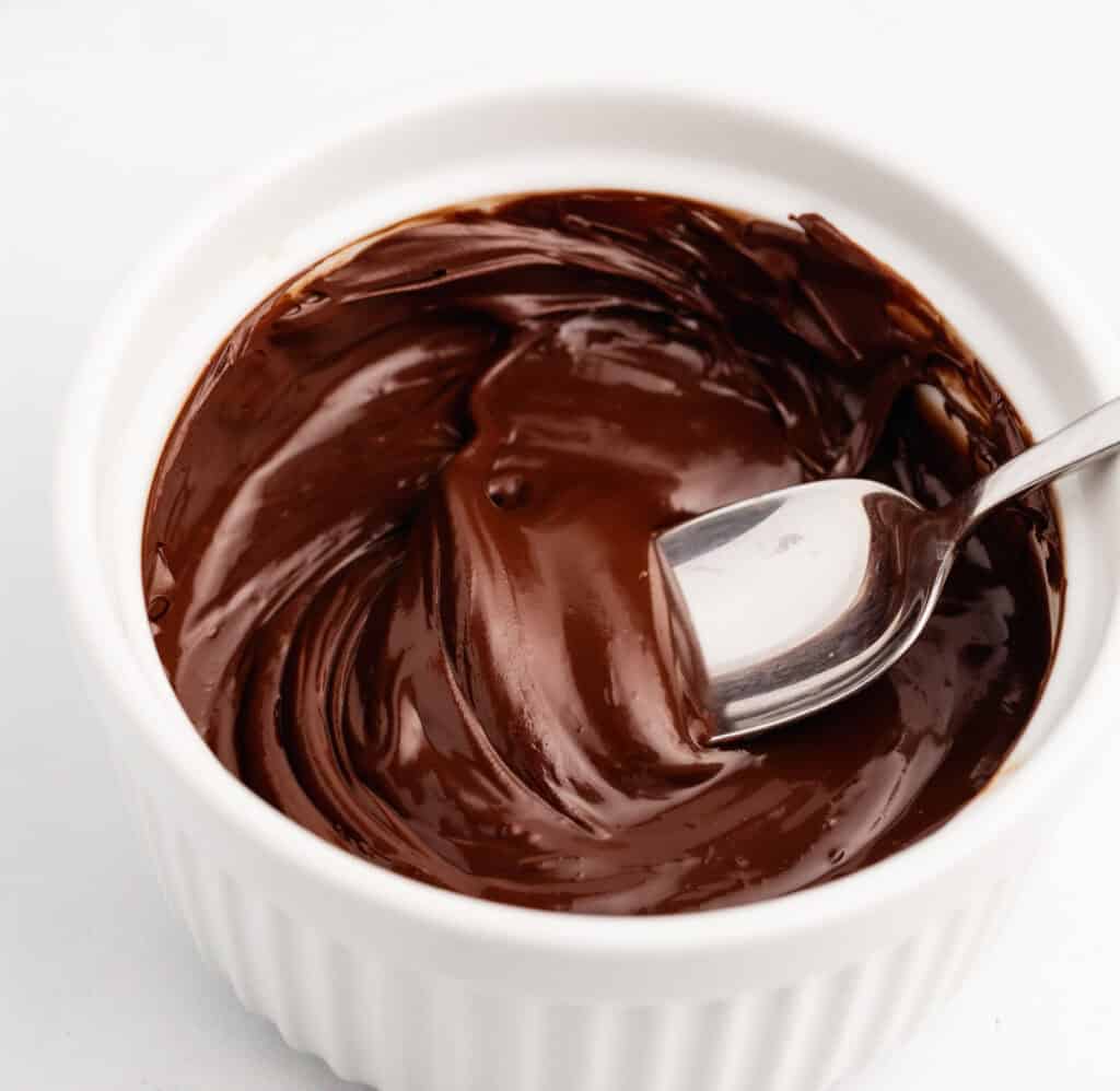 Chocolate Glaze in Bowl