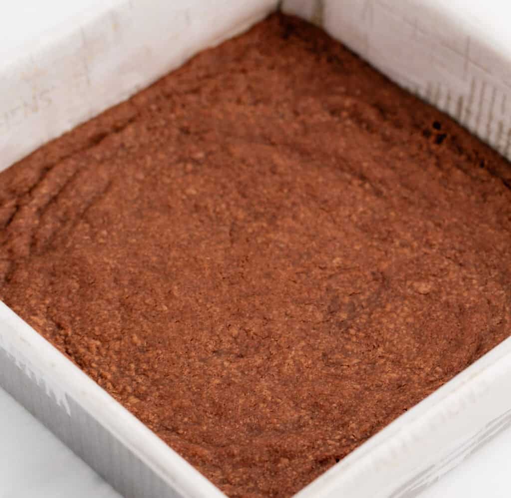 Baked Chocolate Crust in Pan