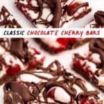 Chocolate Covered Cherry Bars Pin 2