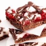 Chocolate Covered Cherry Bars Pin 6