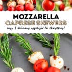 Christmas Caprese Skewers Pin 3