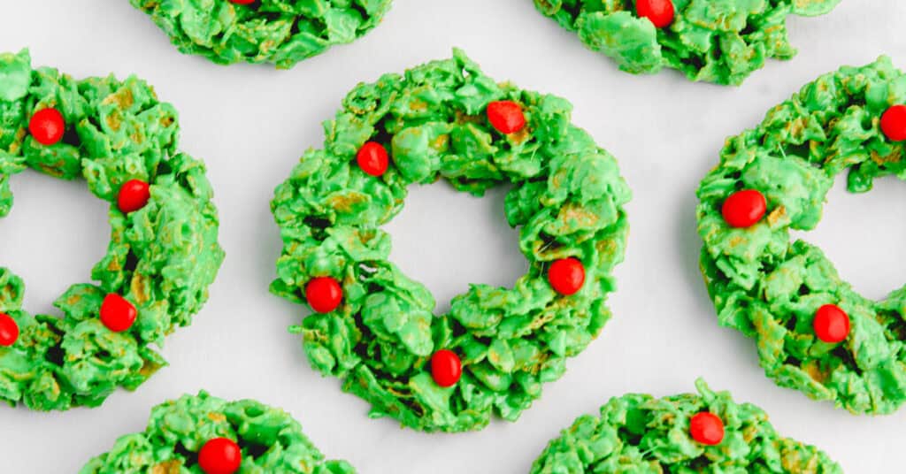 Christmas Cornflake Wreaths