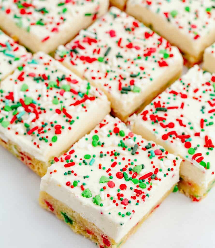 Finished Cut Sugar Cookie Bars
