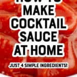 Homemade Cocktail Sauce Pin 2