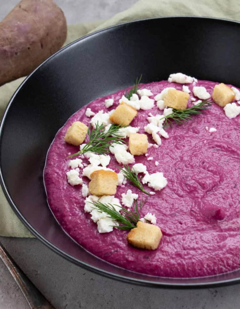 Purple Sweet Potato Soup