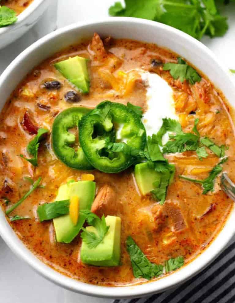 Creamy Chicken Enchilada Soup