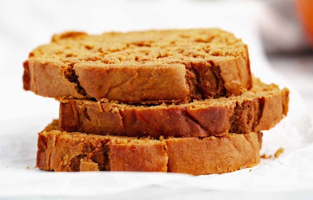 Stack of Pumpkin Bread Slices