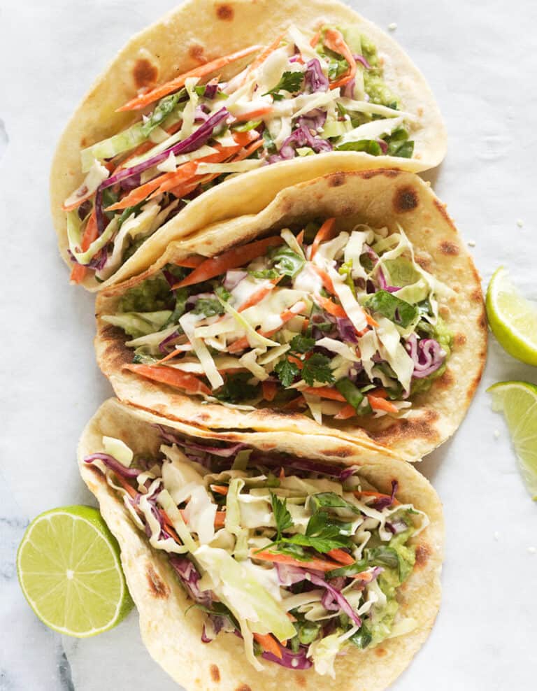 Tacos on Parchment with Limes