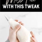 Fill a Piping Bag Mess Free Pin 1