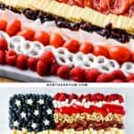 American Flag Charcuterie Board Pin 1