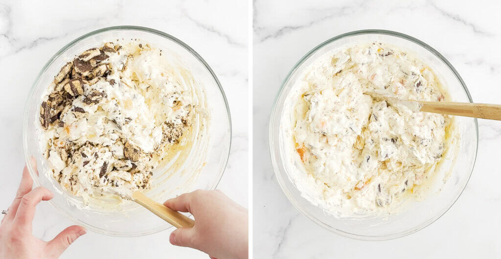 Finished Cookie Salad in Bowl