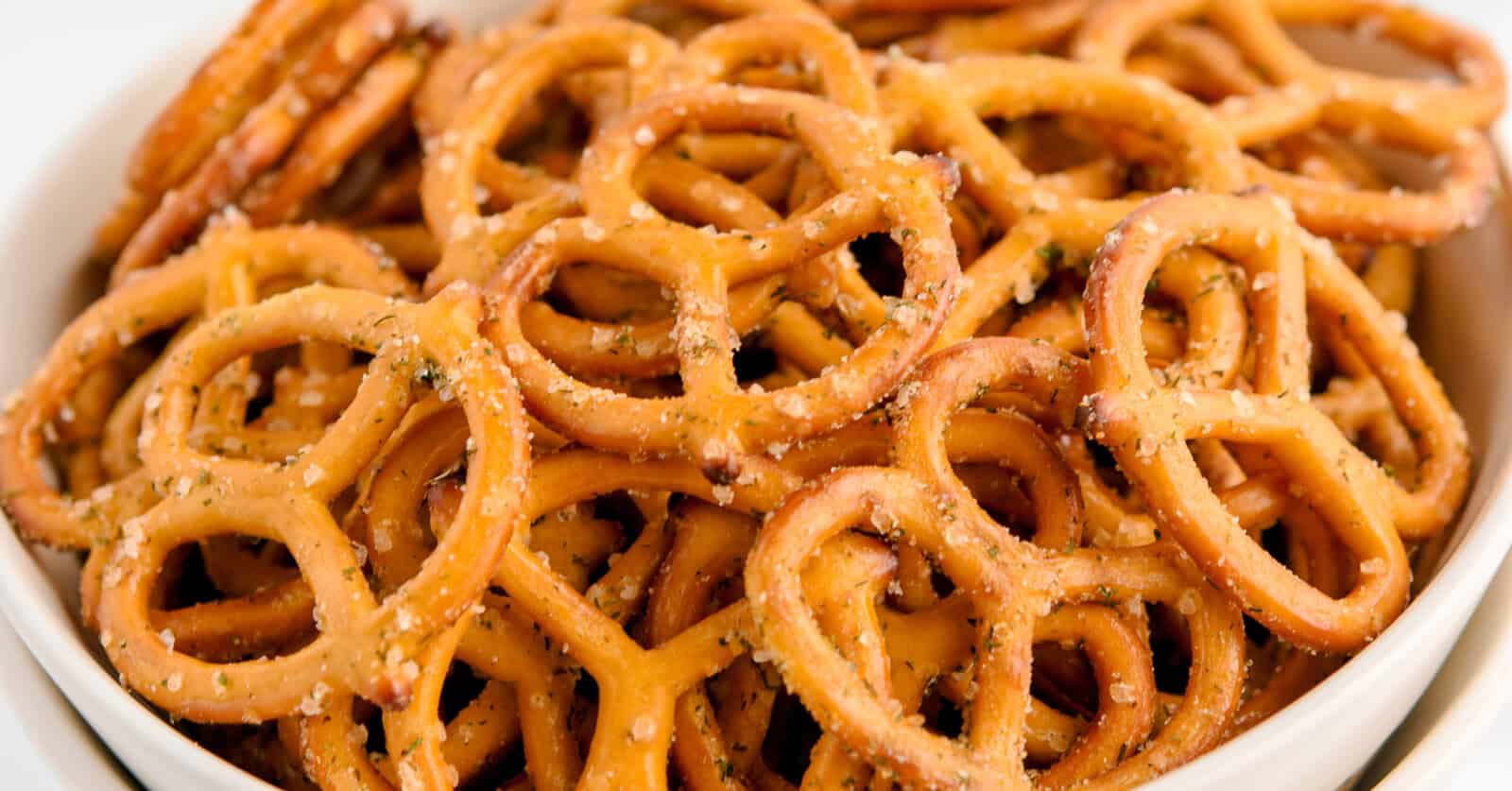 Garlic Ranch Pretzels Closeup