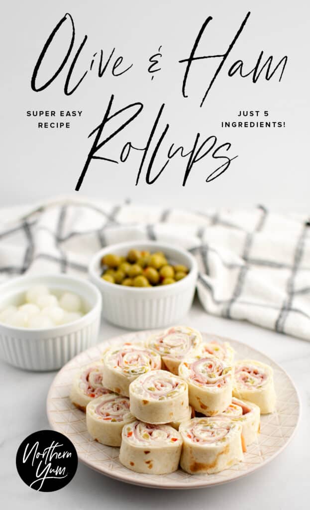 Green Olive, Ham & Cream Cheese Rollups Pin 4