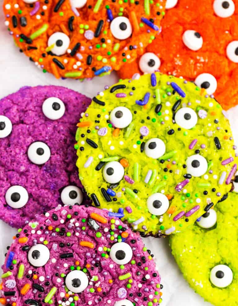 Halloween Cookies with Googly Eyes