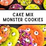 Halloween Cookies with Googly Eyes Pin 4
