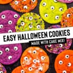 Halloween Cookies with Googly Eyes Pin 5