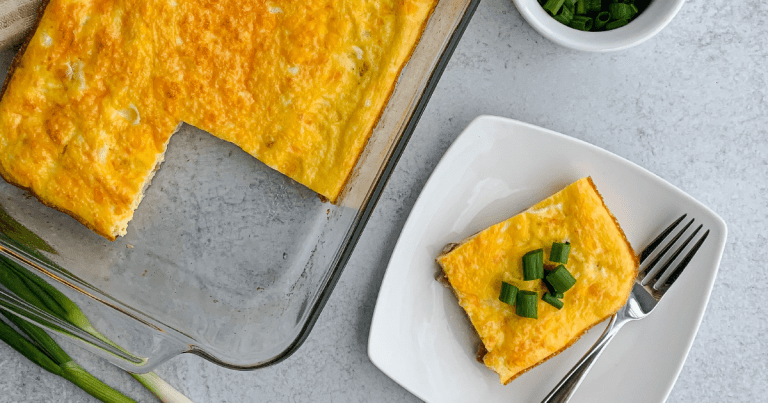 Ham and Cheese Omelet Bake