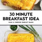 Ham and Cheese Omelet Bake Pin 4