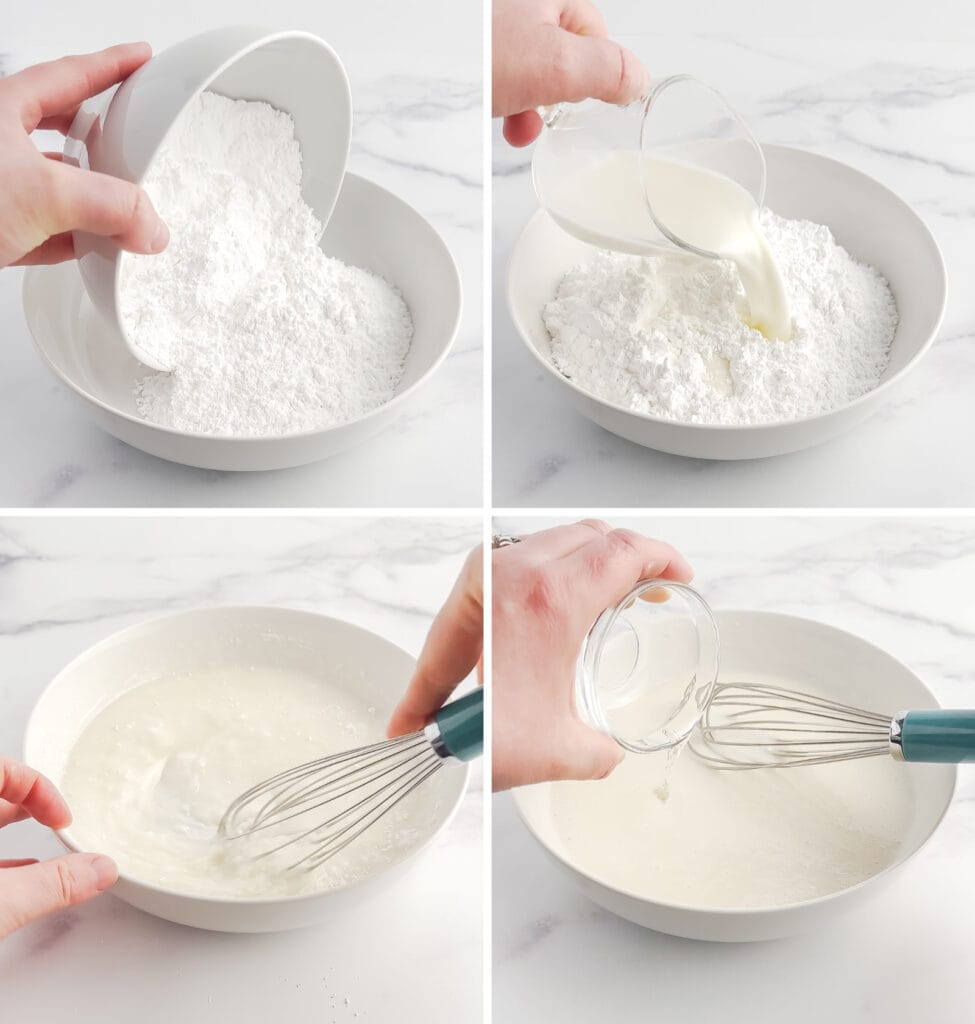 Mixing Glaze in Small Bowl
