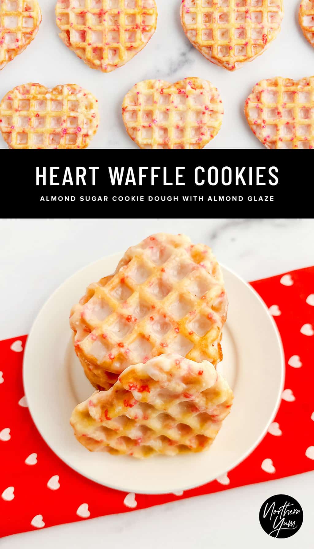 Heart Waffle Cookies Pin 4
