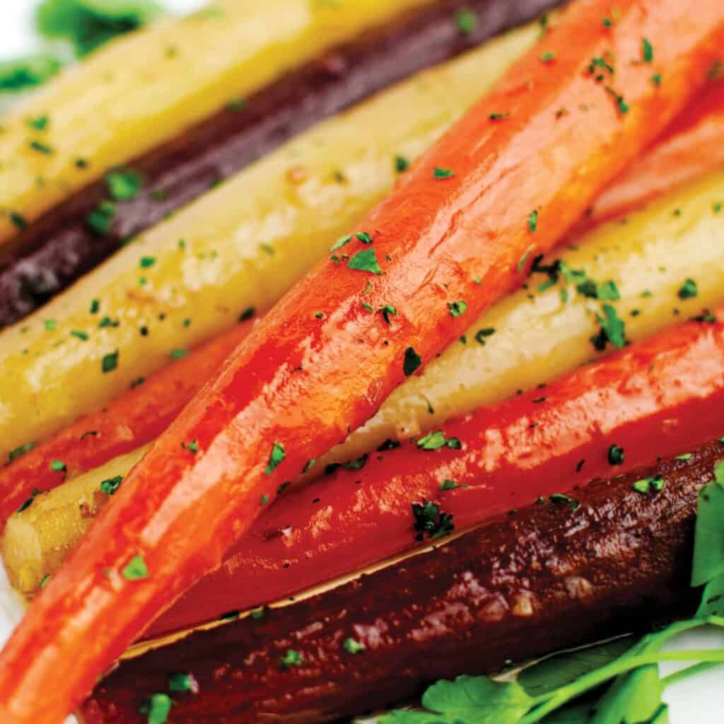 Honey Garlic Butter Carrots IG