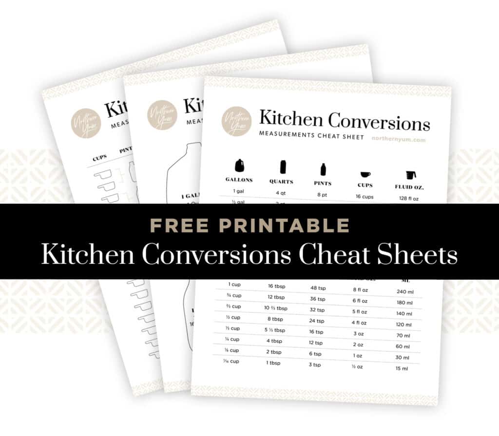 How Many Cups in a Quart Free Printable Cheat Sheet Charts