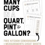 How Many Cups in a Quart Pin 4