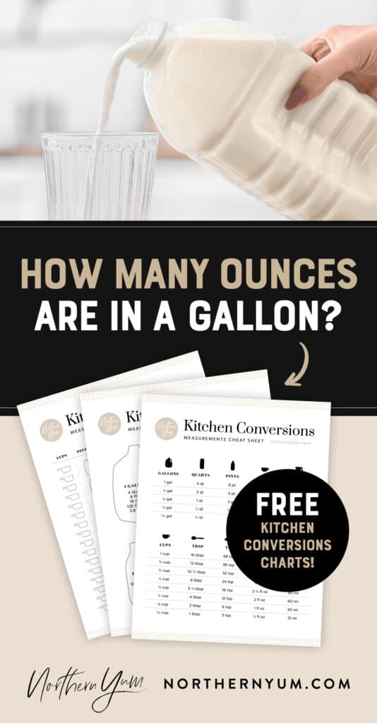 How Many Ounces in a Gallon Pin 1