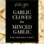 How Much Minced Garlic Equals a Clove Pin 3