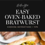How to Cook Brats in Oven Pin 2