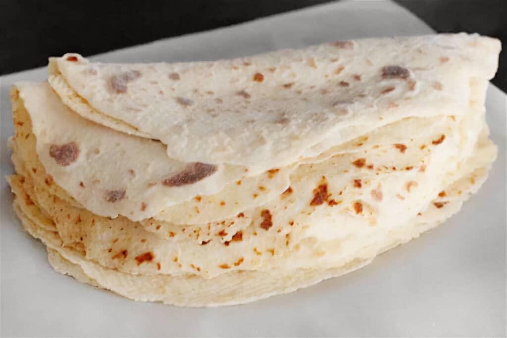 Stack of Cooked Lefse